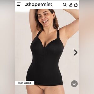 NWOT Shapermint Essentials Sweetheart Built-In Bra Shaper Cami Medium.